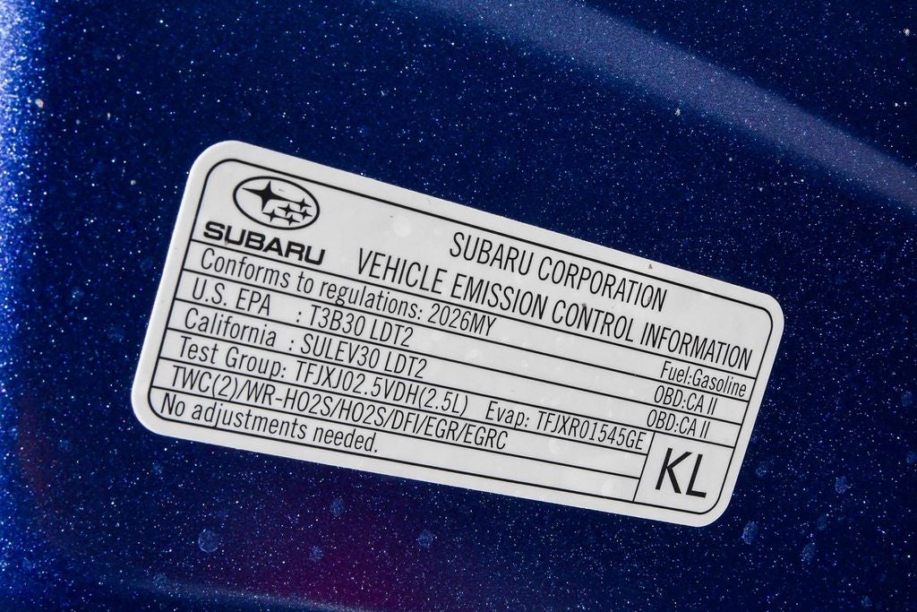 2026 Subaru FORESTER Standard Model