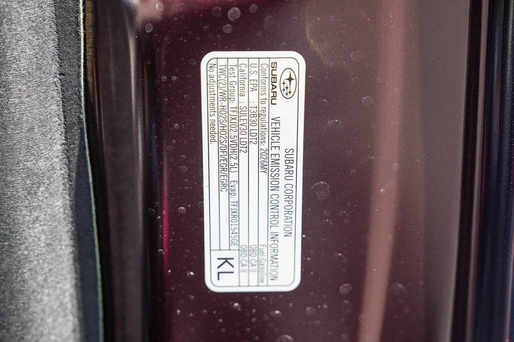 2026 Subaru FORESTER Limited