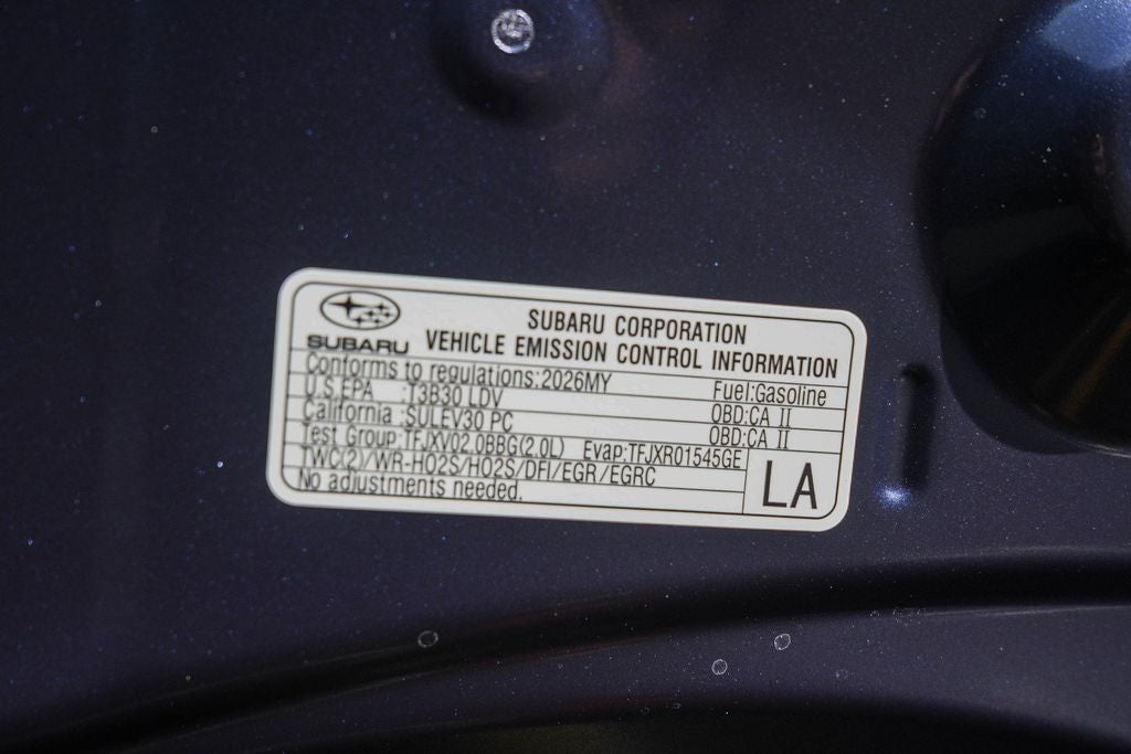 2026 Subaru IMPREZA Sport