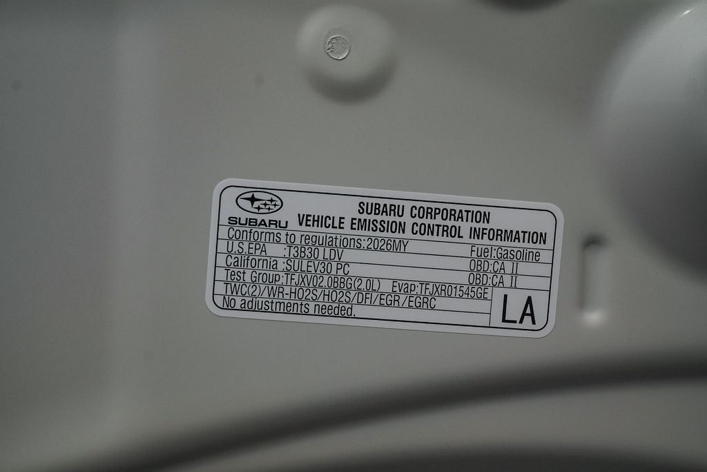 2026 Subaru IMPREZA Sport