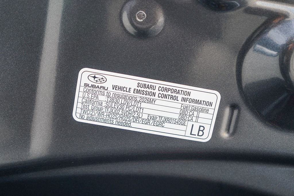 2026 Subaru IMPREZA RS