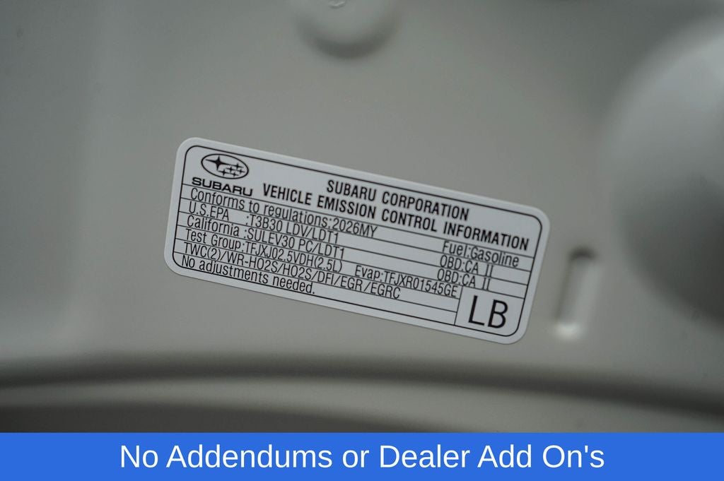 2026 Subaru IMPREZA RS