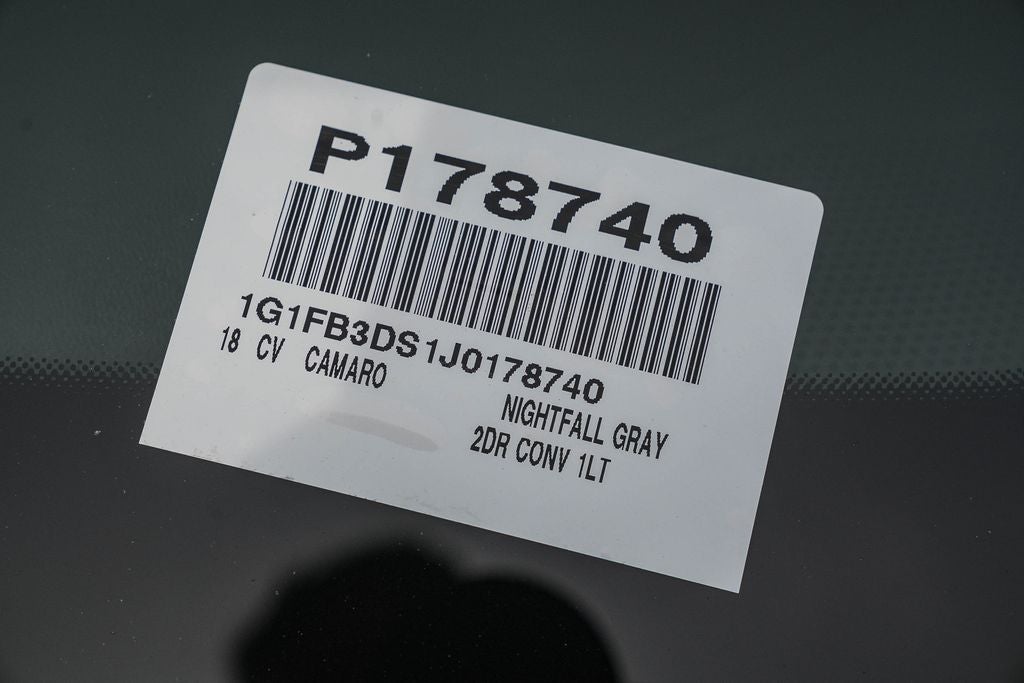 2018 Chevrolet Camaro 1LT