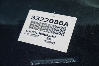 2021 Honda Passport Touring