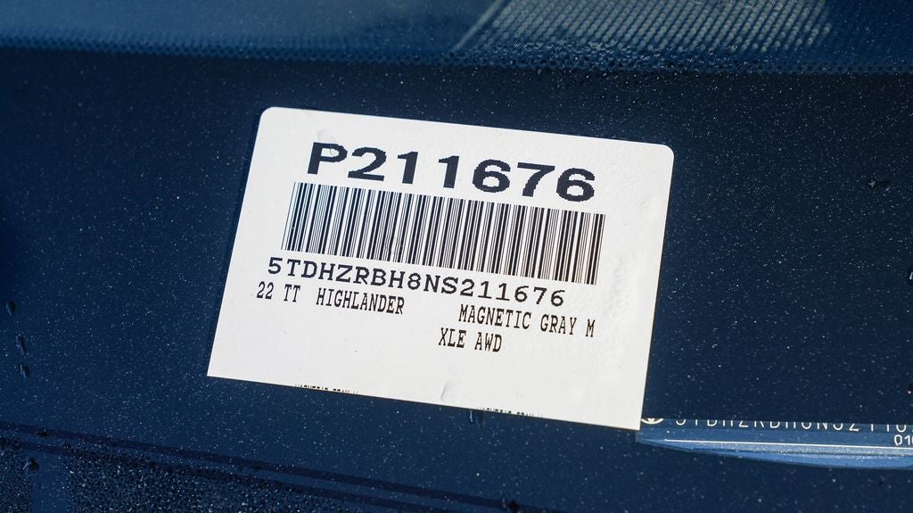 2022 Toyota Highlander XLE