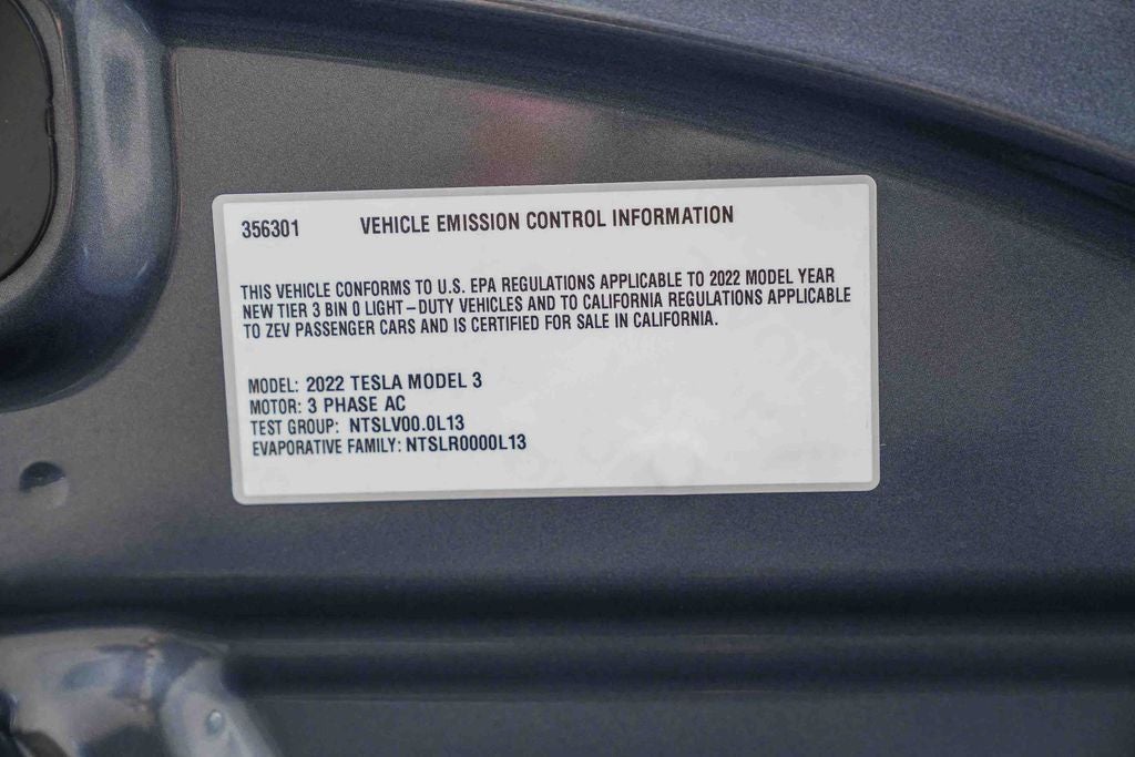 2022 Tesla Model 3 Base