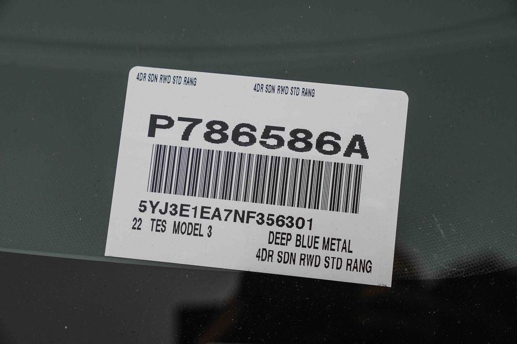 2022 Tesla Model 3 Base