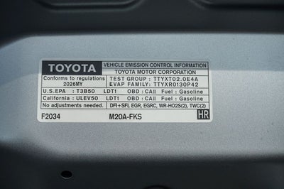 2026 Toyota Corolla Cross LE