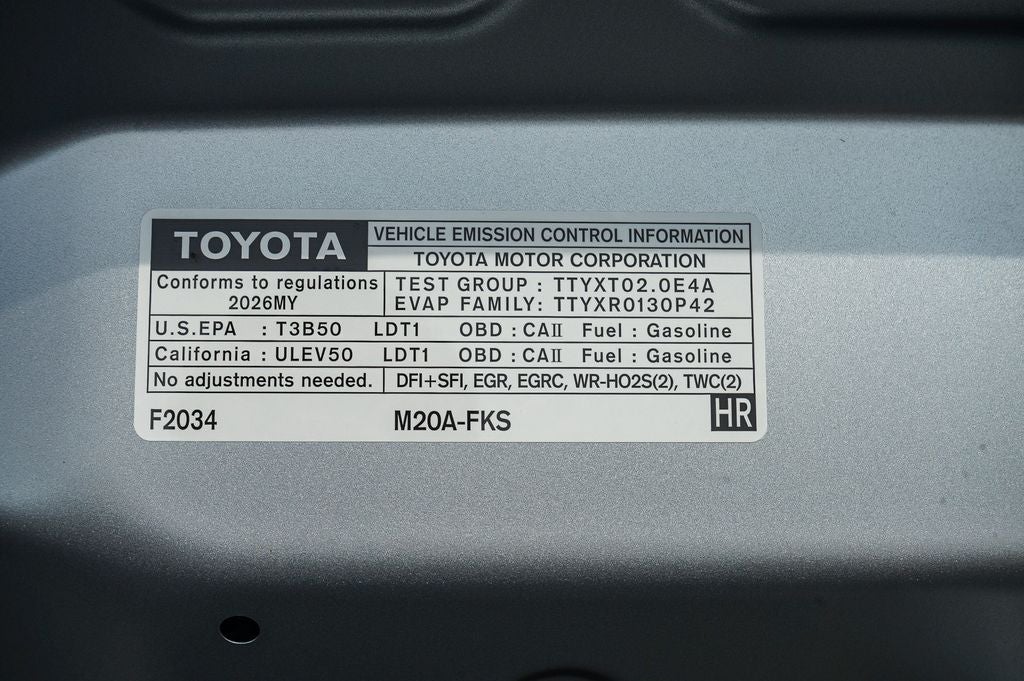2026 Toyota Corolla Cross LE