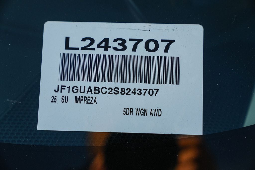 2025 Subaru Impreza Base