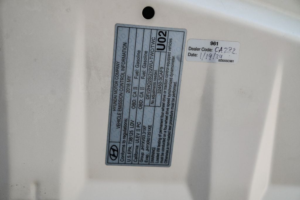 2018 Hyundai Santa Fe Limited Ultimate