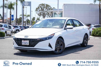 2022 Hyundai Elantra Hybrid Blue