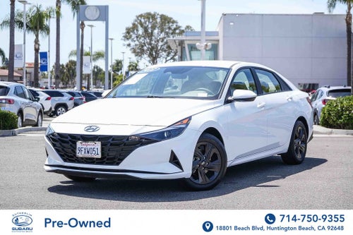 2022 Hyundai Elantra Hybrid Blue