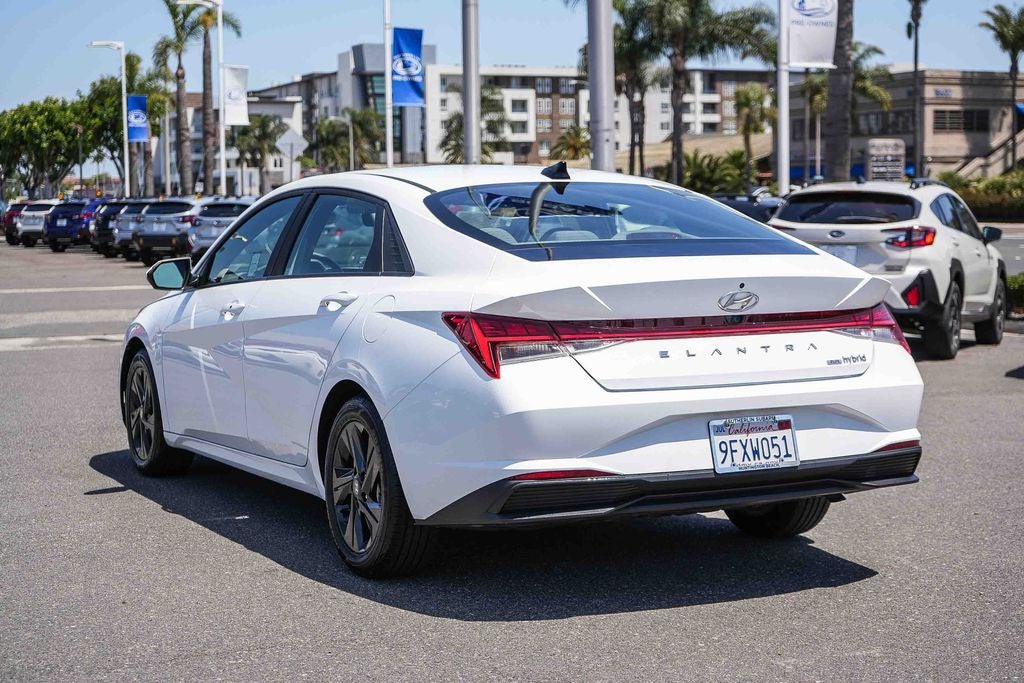 2022 Hyundai Elantra Hybrid Blue