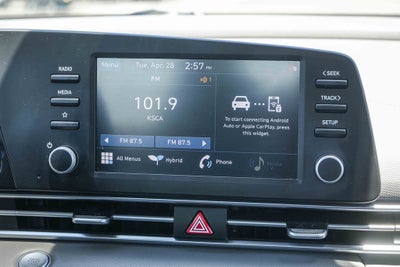 2022 Hyundai Elantra Hybrid Blue
