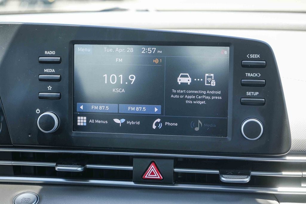 2022 Hyundai Elantra Hybrid Blue