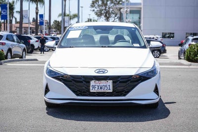 2022 Hyundai Elantra Hybrid Blue