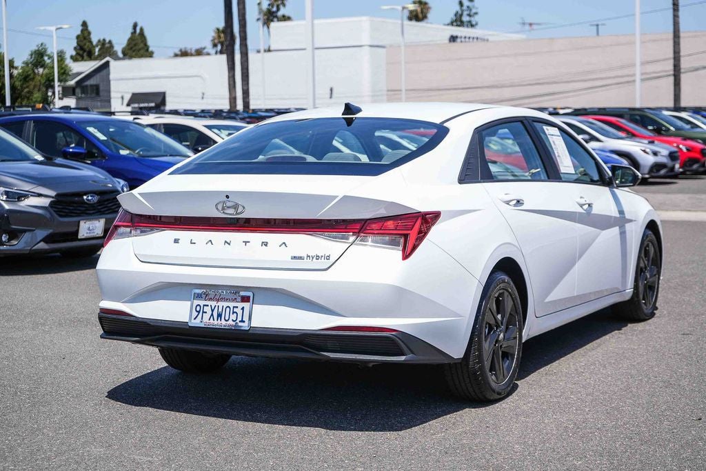 2022 Hyundai Elantra Hybrid Blue