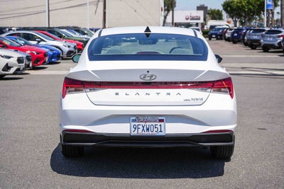 2022 Hyundai Elantra Hybrid Blue
