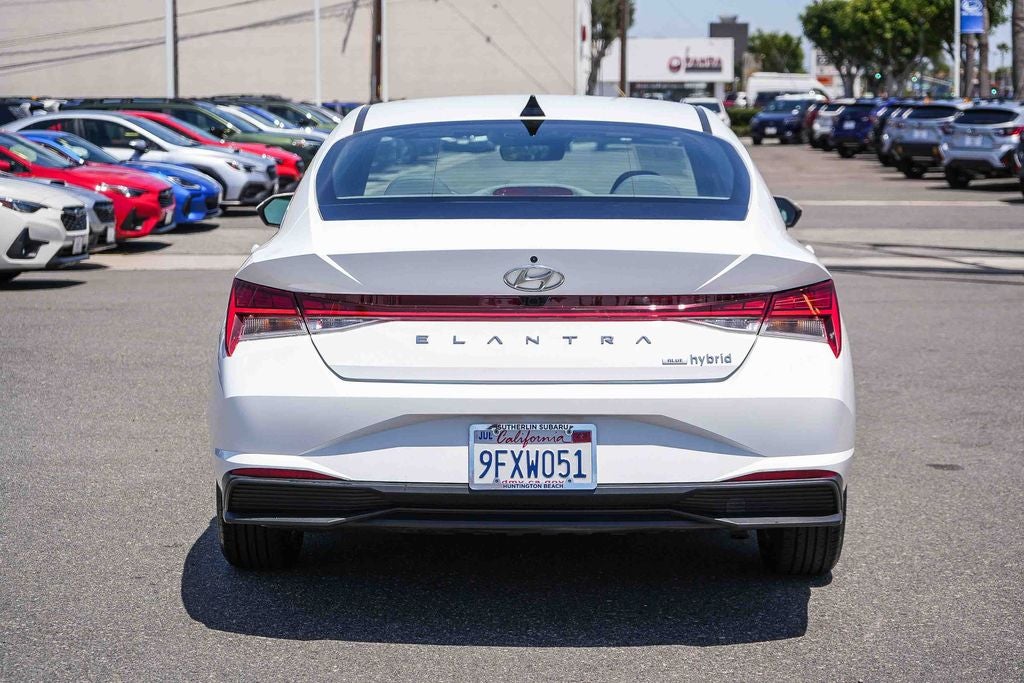 2022 Hyundai Elantra Hybrid Blue