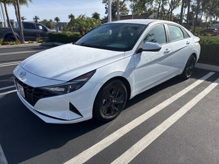 2022 Hyundai Elantra Hybrid Blue