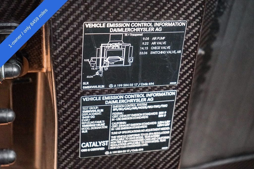 2005 Mercedes-Benz SLR McLaren Kompressor