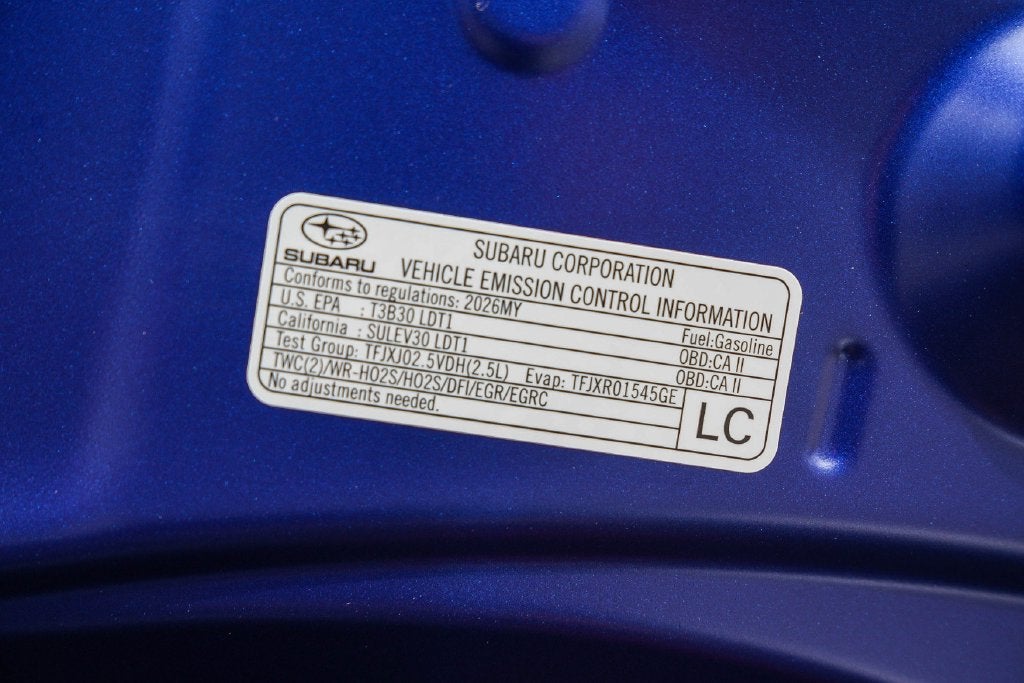 2026 Subaru CROSSTREK Base