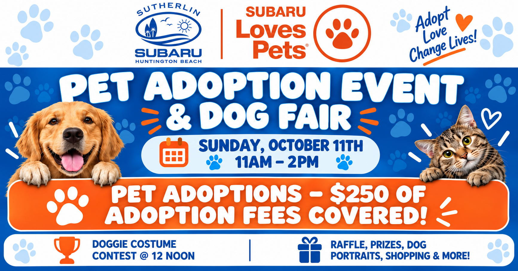 Sutherlin Subaru Huntington Beach Hosts Pet Adoption Event and Dog Fair