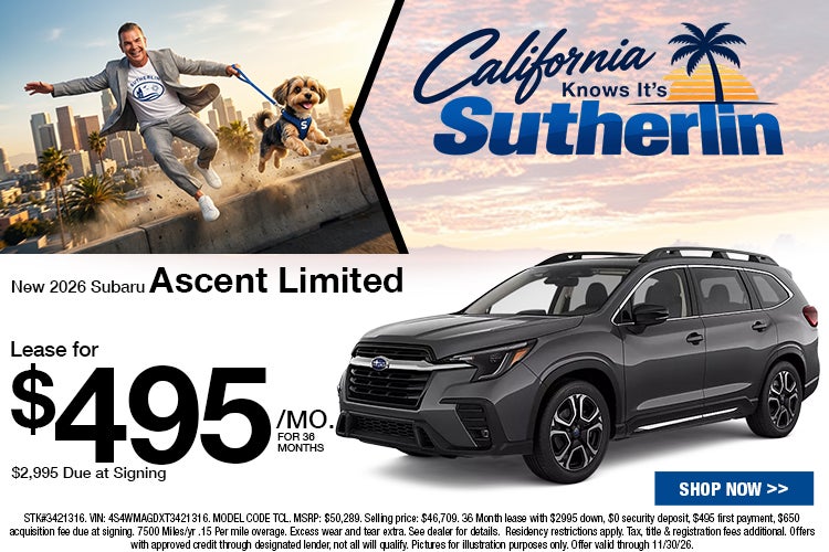 2026 Subaru ASCENT Limited 7-Passenger