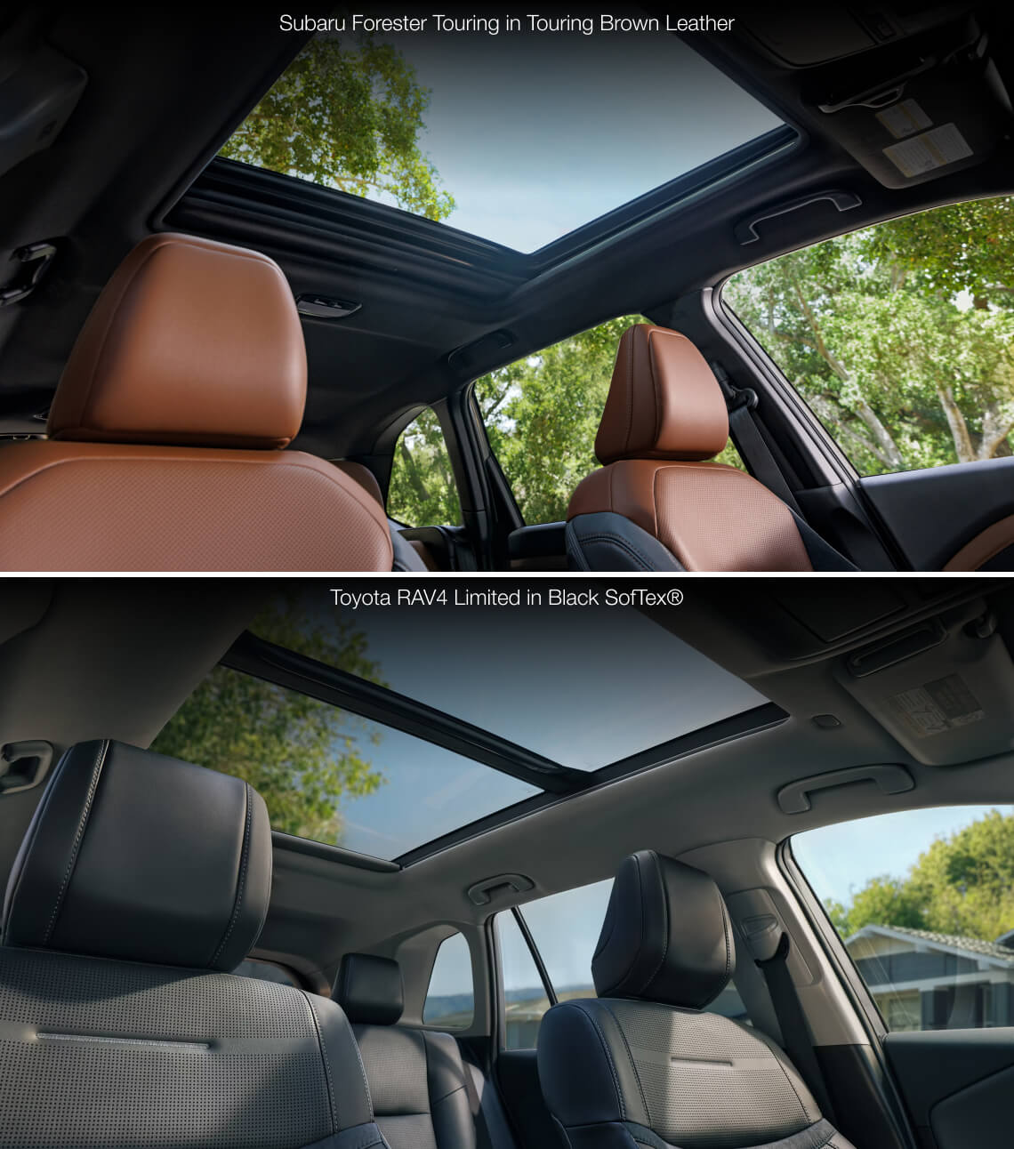 Subaru Forester vs. Toyota RAV4 Interior