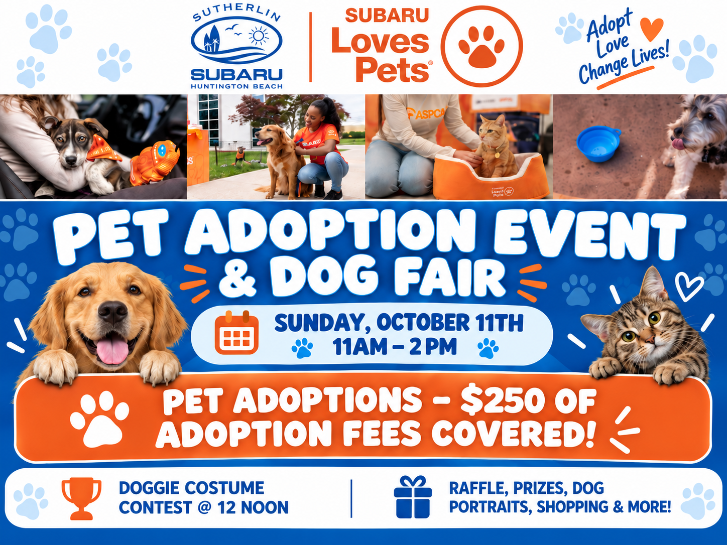 Sutherlin Subaru Huntington Beach Pet Adoption Event and Dog Fair